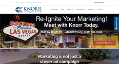 Desktop Screenshot of knorrmarketing.com